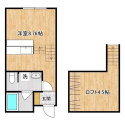 愛野駅 徒歩17分 1階の物件間取画像